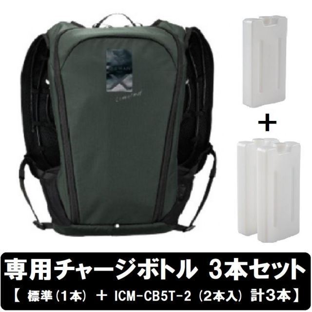 アイスマンベスト プロ X II 水冷服 ICMPX2-GRV-SET アーミーグリーン 2025 アイスマン PRO X