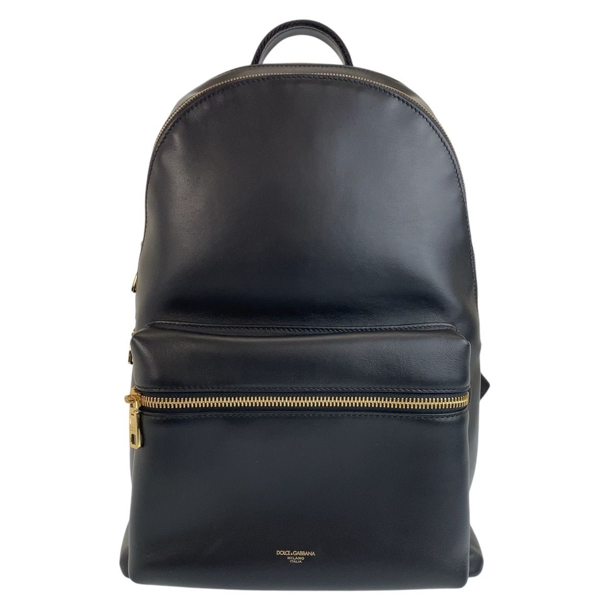 超美品 DOLCE&GABBANA ドルチェアンドガッバーナ ブラック 黒 ゴールド 