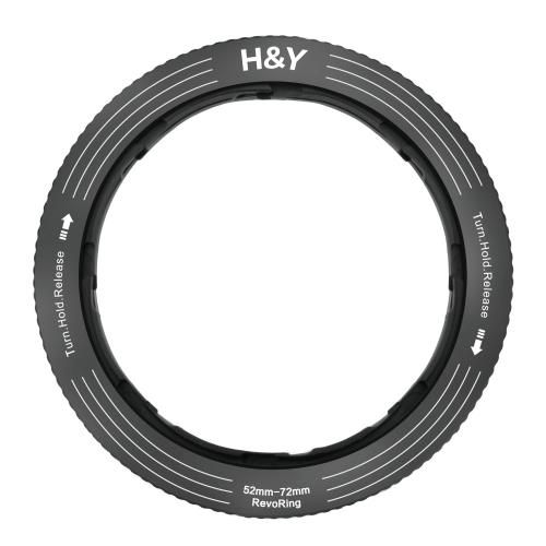  H＆Y RS 72-T 52-72 mm 可変式 ステップリング チタニウムグレー その他 レンズアクセサリー