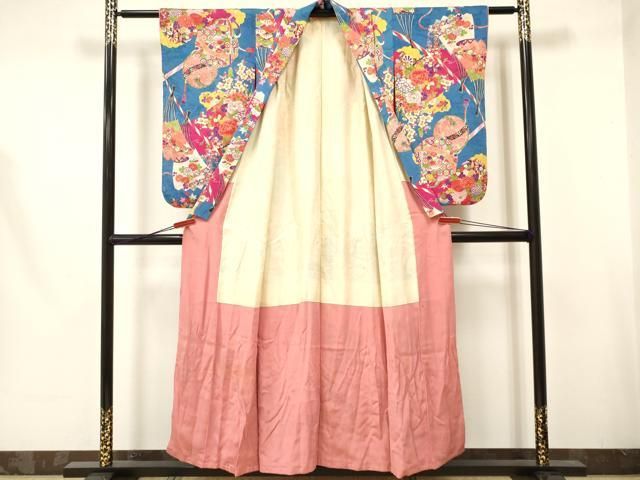 大正ロマン アンティーク 子供 着物 美品 平和屋着物[]アンティーク 大正ロマン 女の子 十三参り 子供 鈴
