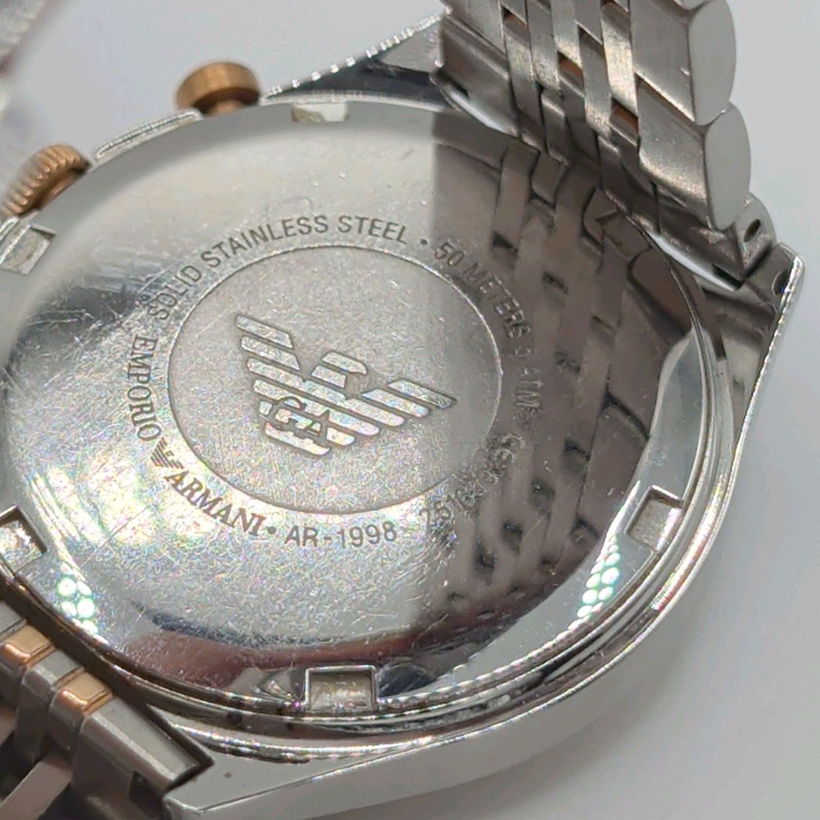 EMPORIO ARMANI AR1998 chronograph Men's Quartz Watch エンポリオ