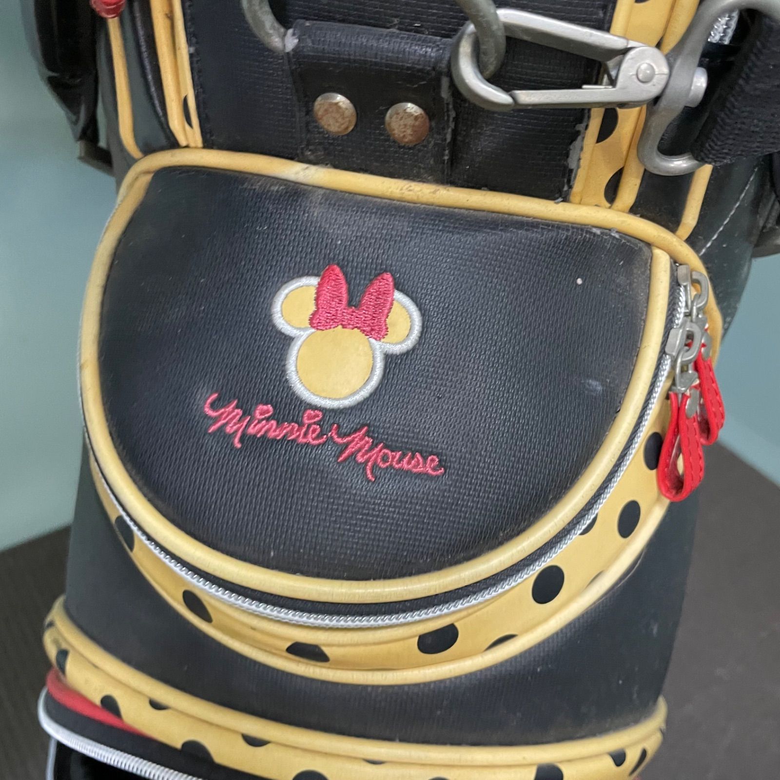 ♭ Disney ディズニー ミニー ミニーちゃん 合成皮革 キャディバッグ