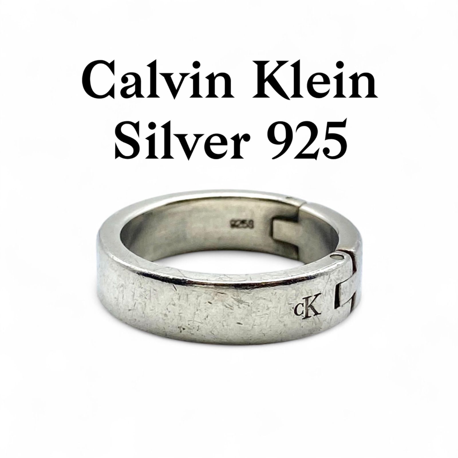 超激レア】Calvin Klein カルバンクライン Silver 925 刻印 00s