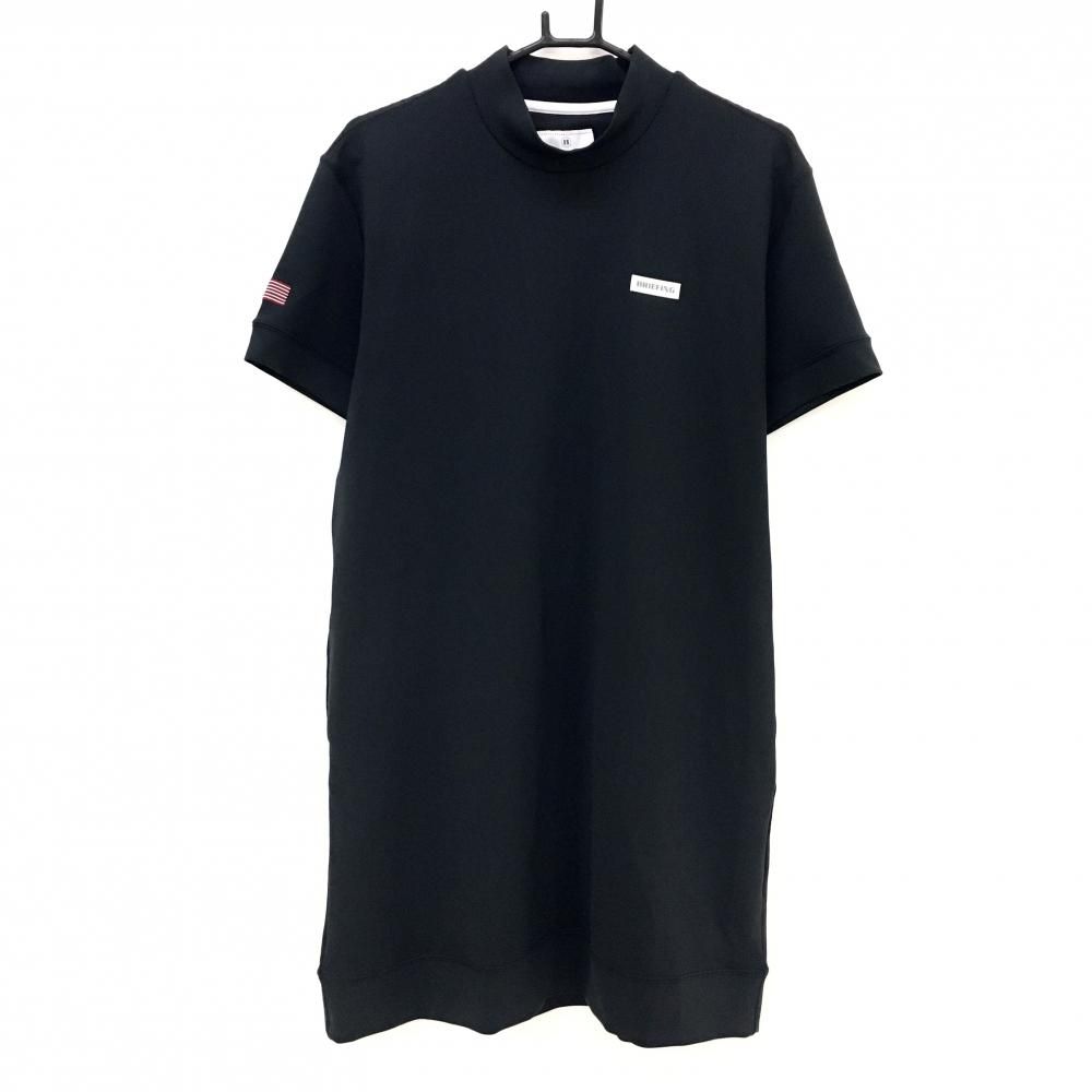 超美品】ブリーフィング 半袖ワンピース 黒 背面エンボスロゴ 