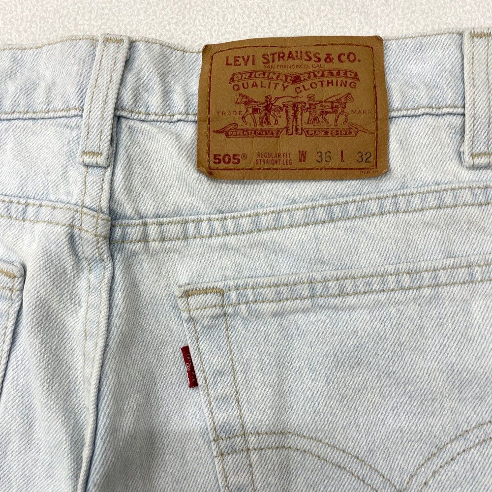 リーバイス Levi's 505 デニム パンツ テーパード 色落ち サイズ：W35