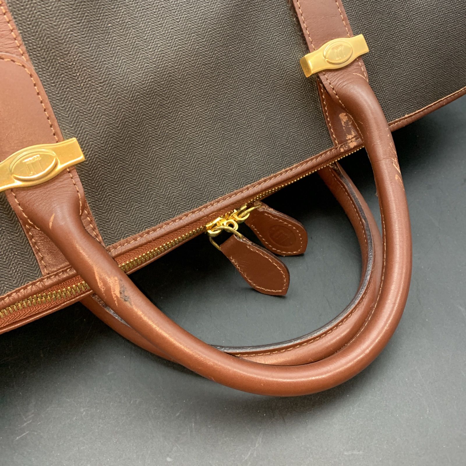 73 dunhill ダンヒル PVC ボストンバッグ - メルカリ