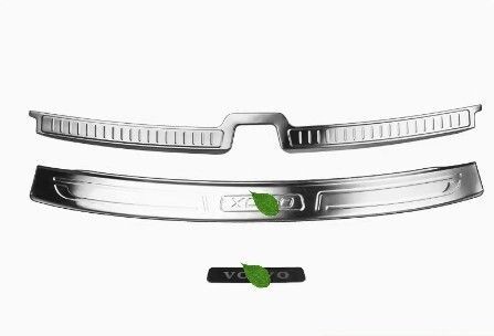 ボルボ XC60 2017- トランク ガード プロテクター 外装ガーニッシュ キズ防止 内側 外側2Pセット