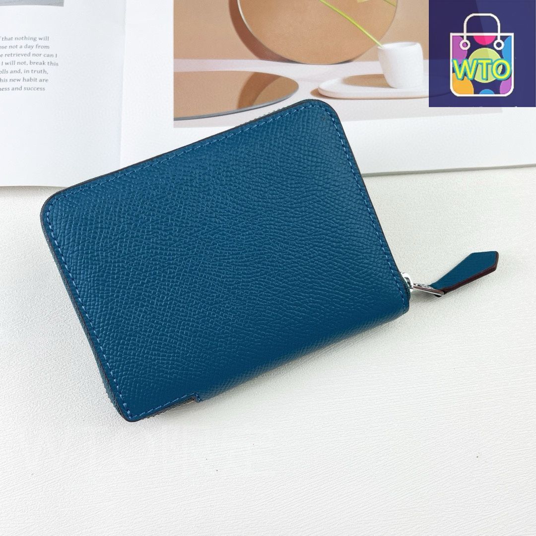 【シンプル＆高級感♪】 HERMES 財布 本日限定特価】Hermes Silk'in コンパクト財布 エンプソン
