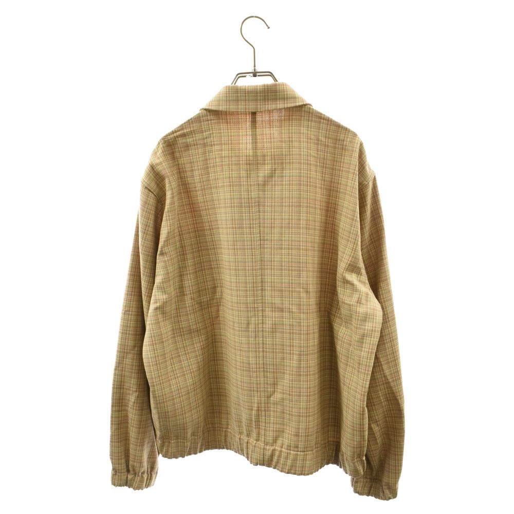 AURALEE オーラリー 20AW HARD TWIST WOOL DOUBLE FACE CHECK BLOUZON