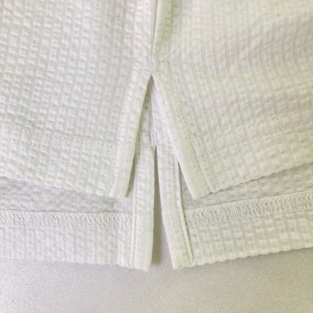 サイズ：4 PEARLY GATES パーリーゲイツ 半袖ポロシャツ シアサッカー