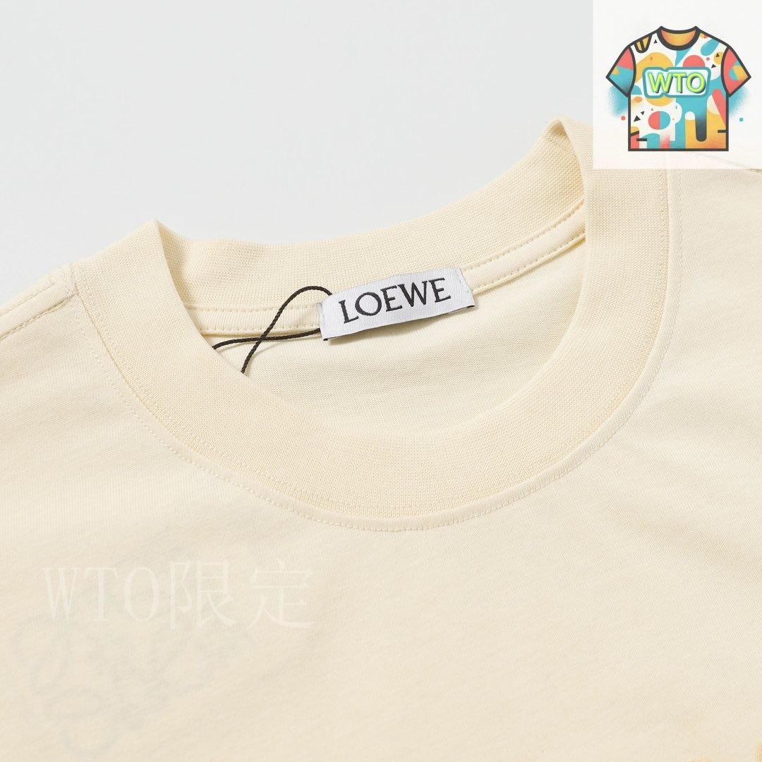 今日特価】LOEWE 25ss カラフルロゴ刺繍 T シャツ-3 - メルカリ