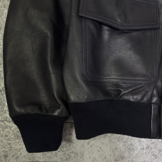 ＜LOEFF＞ラムレザー フライトジャケット UNISEX　2 LOEFF ブルゾン アウター 「LOEFF」ラムレザー フライト