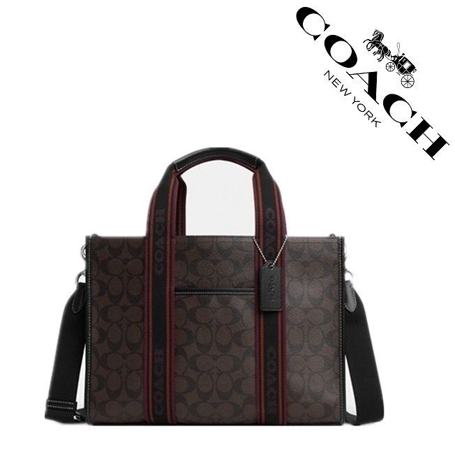 【セール中】COACH コーチバッグ CN058 ダークブラウン トートバッグ ショルダーバッグ ハンドバッグ 2WAY スミストート レザー  クロスボディー アウトレット品 新品未使用