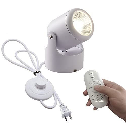 12W_ホワイト STGGTS 12W リモコン付き 調光調色可 スポットライト コンセント式 フットスイッチ付き 角度調節可 屋内用 壁 天井 展示 撮影 角度調節可能 ステージライト フロアスタンド照明 屋