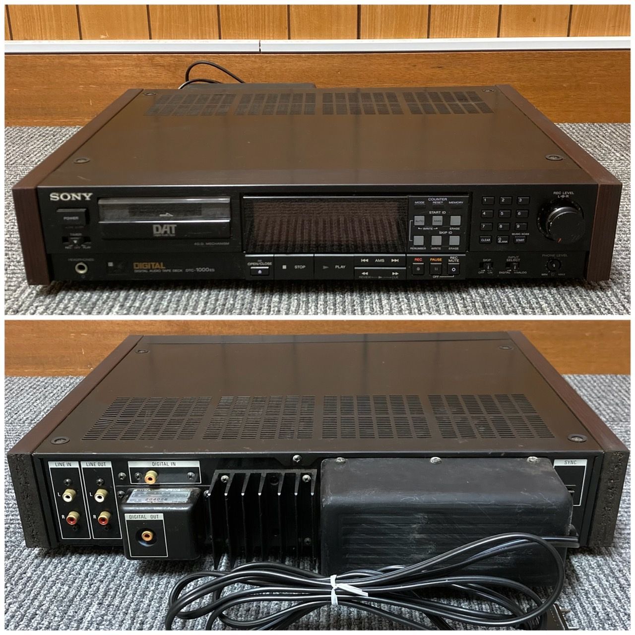 SONY(ソニー) デジタルオーディオ テープデッキ DTC-1000ES／DATデッキ1号機 現状品 当時品 中古 - メルカリ