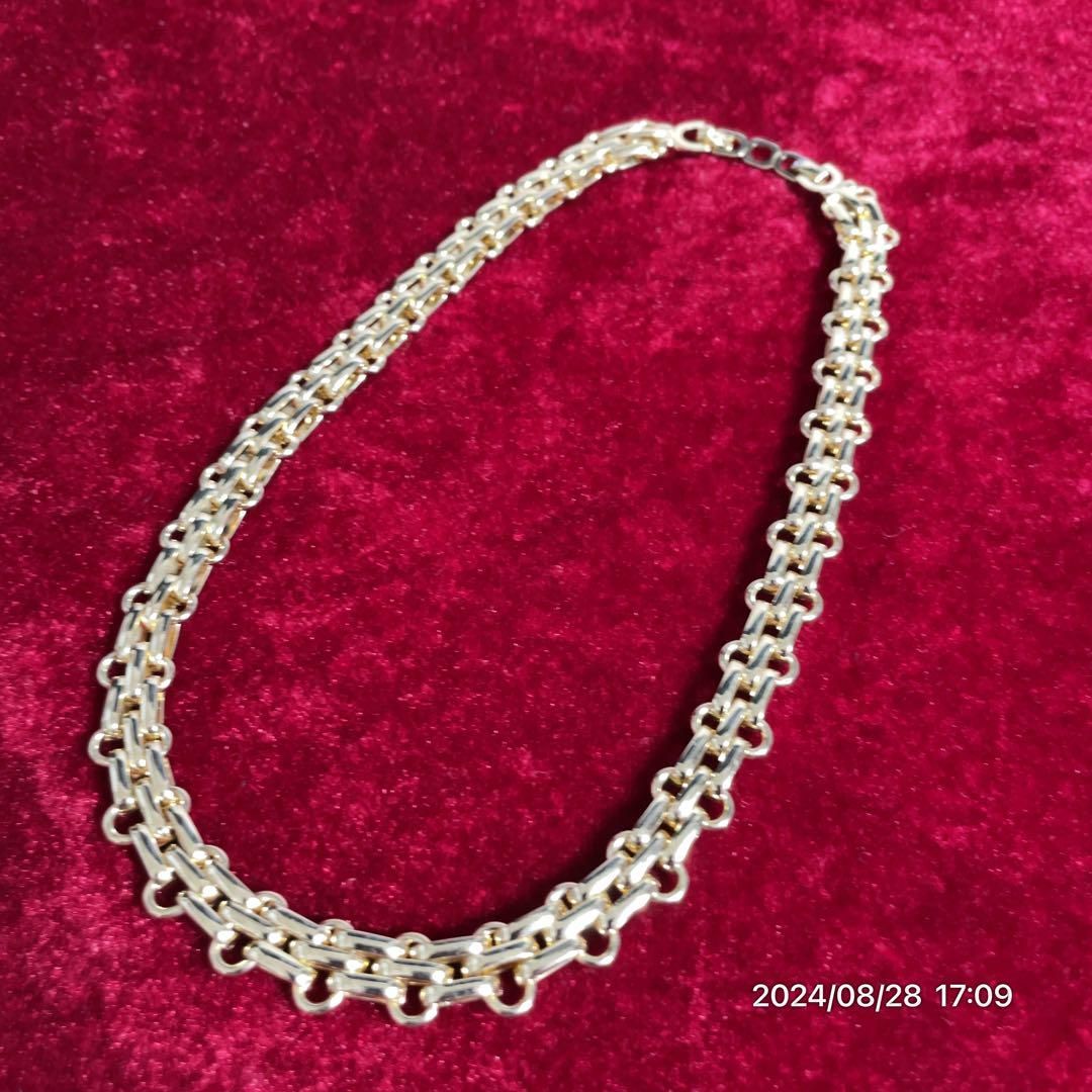 Dior クリスチャン ディオール ゴールドカラー チェーン ネックレス 