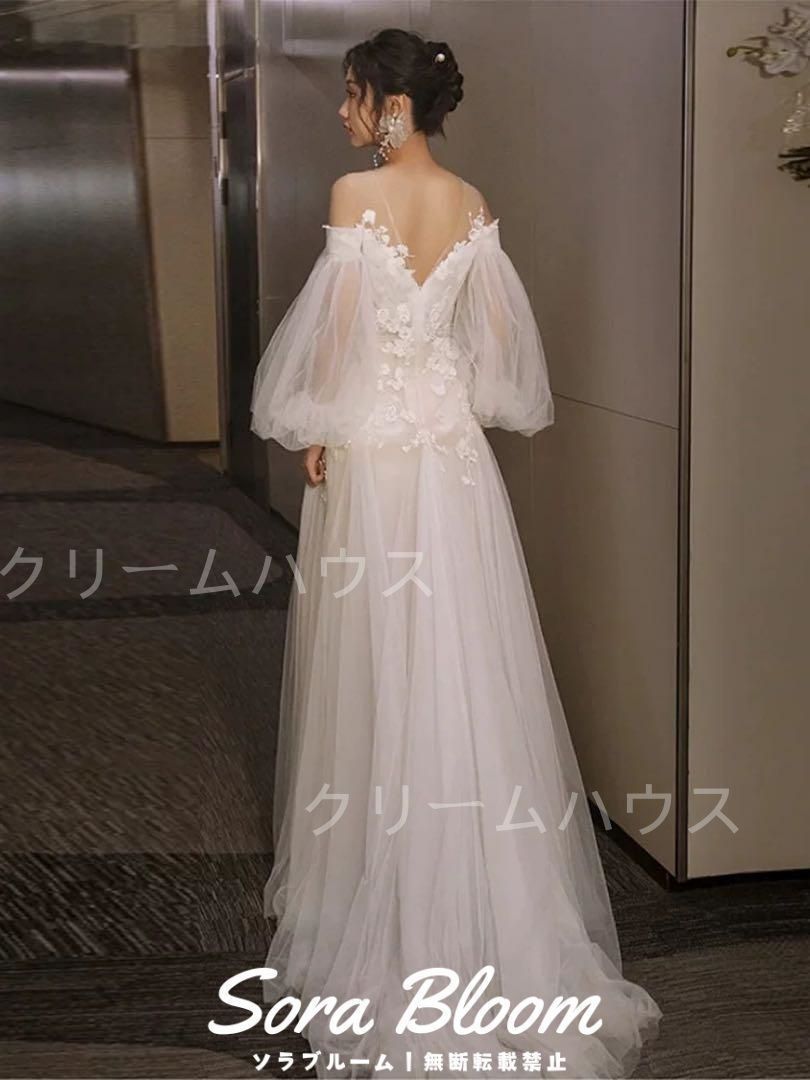 新品未使用ウェディングドレス ガーデンウェディング 前撮り