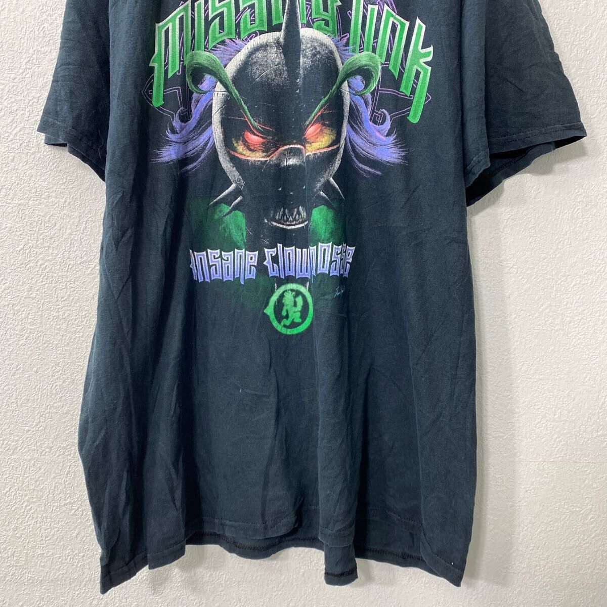 宅配便配送 Insane Clown Posse 半袖 プリントTシャツ XL～ ブラック アイドル