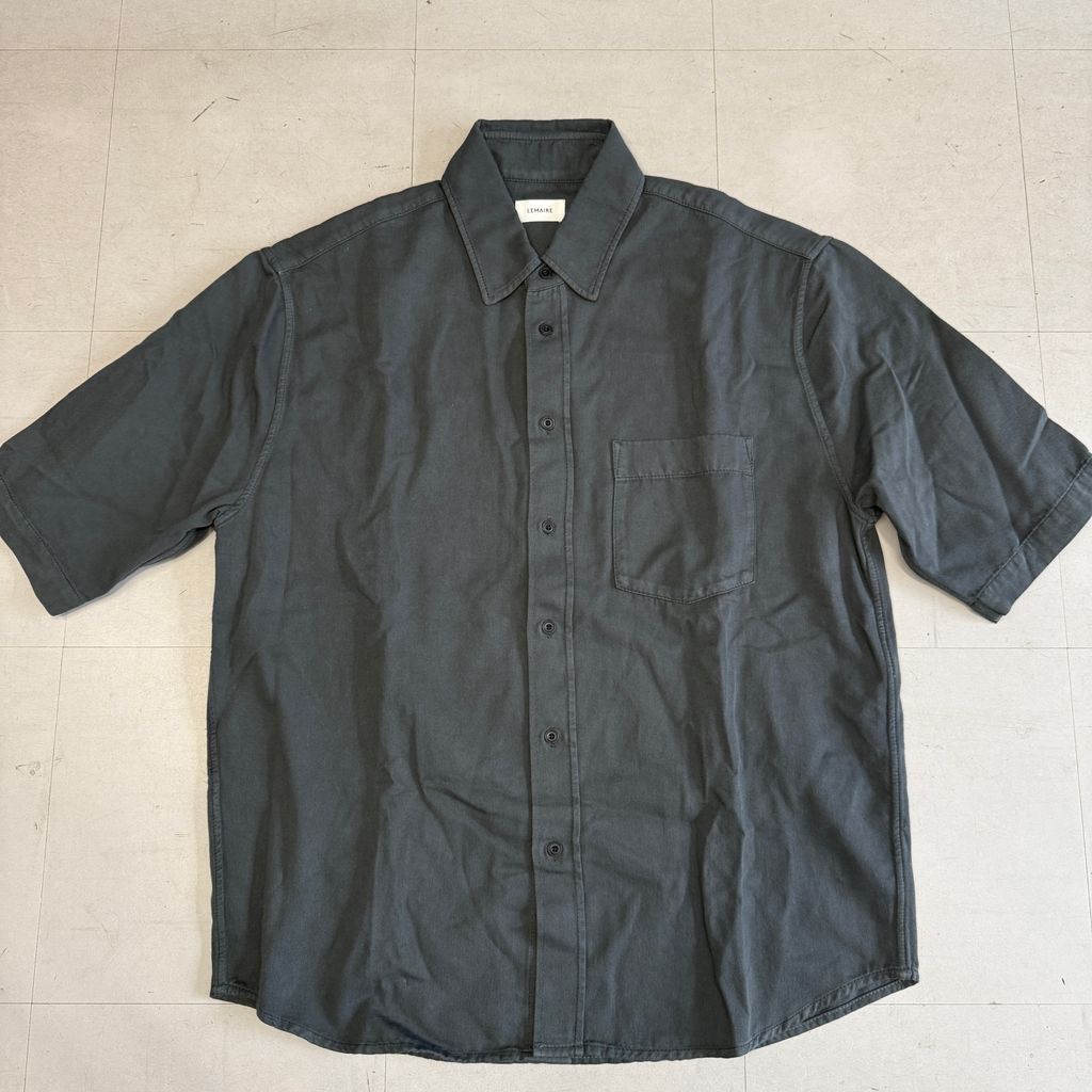 LEMAIRE ルメール 25SS DENIM SHIRT デニムシャツ SH1174 LD1041 カーボンブルー size 44 中目黒A05