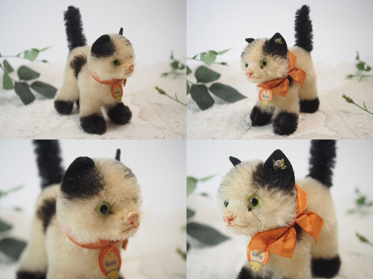 シュタイフ☆Young Kitty Gussy 12cm☆グッシーキャット/仔猫 - ぬいぐるみ