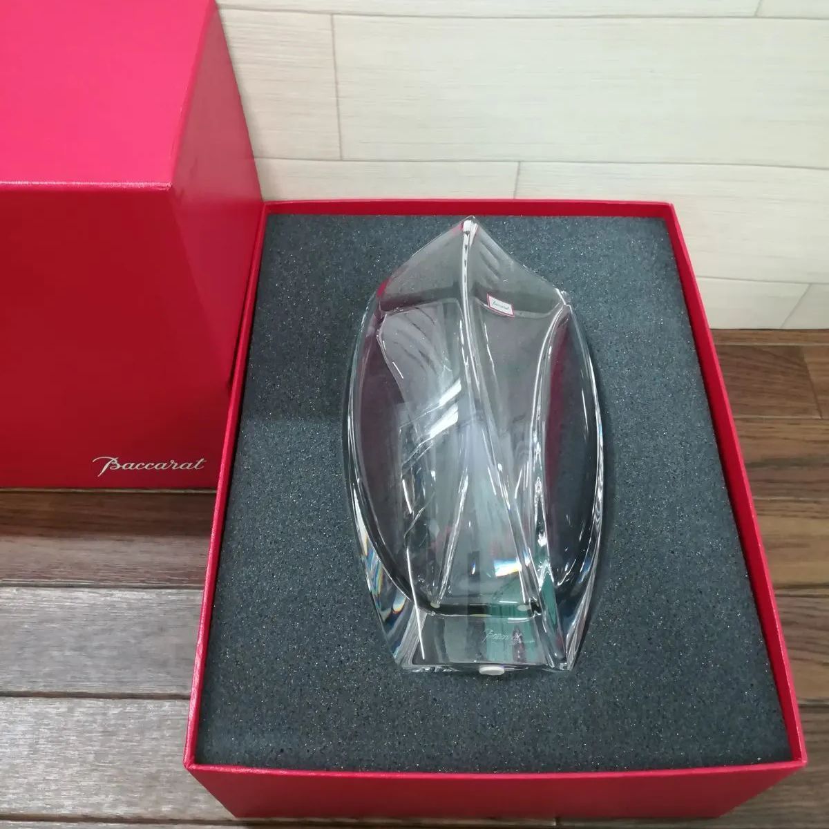 未使用・保管品】Baccarat バカラ リゴット ジベルニー 花瓶 フラワー 