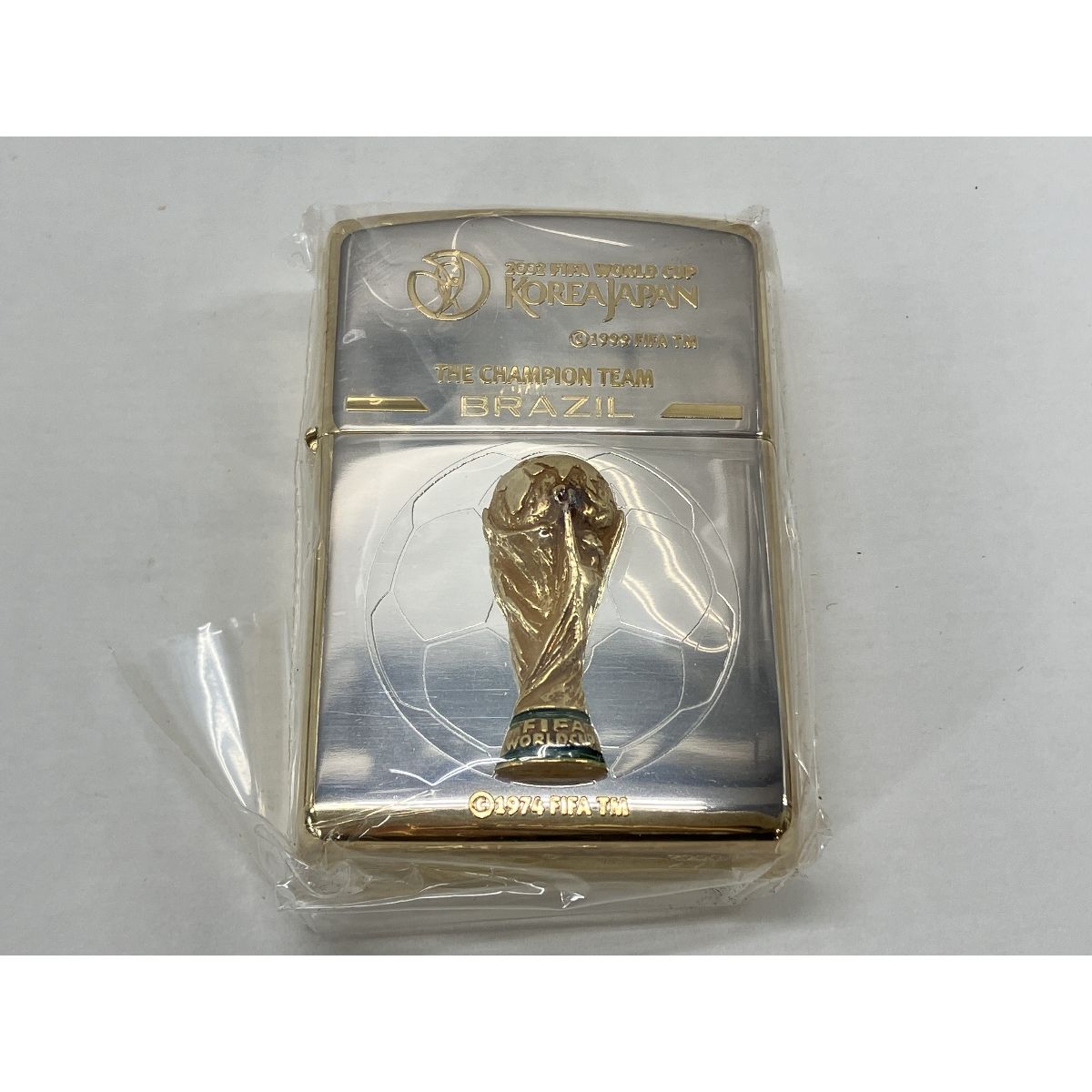 2002 FIFAワールドカップ トロフィー Zippo 2002 FIFAワールドカップ トロフィー Zippo 希少品】ZIPPO 2002
