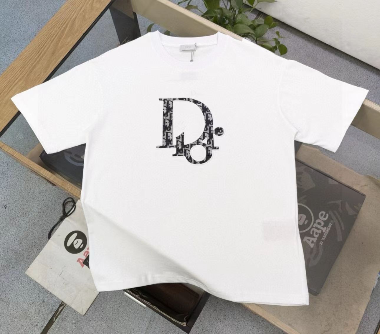 Dior カジュアル半袖Tシャツ 男女兼用