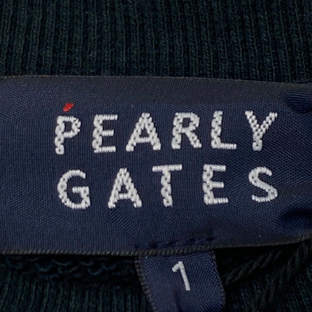 サイズ：1 PEARLY GATES パーリーゲイツ 2024年モデル 35周年モデル スウェットトレーナー  ネイビー系 [240101361190] ゴルフウェア レディース ストスト サイズ：1 PEARLY GATES パーリーゲイツ 2024年モデル 35周年