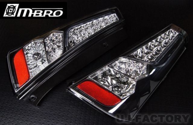 【送料無料！MBRO】 スズキ　ワゴンR　MH23S　LEDテールランプ　ブラックリム　（ウィンカーLED）