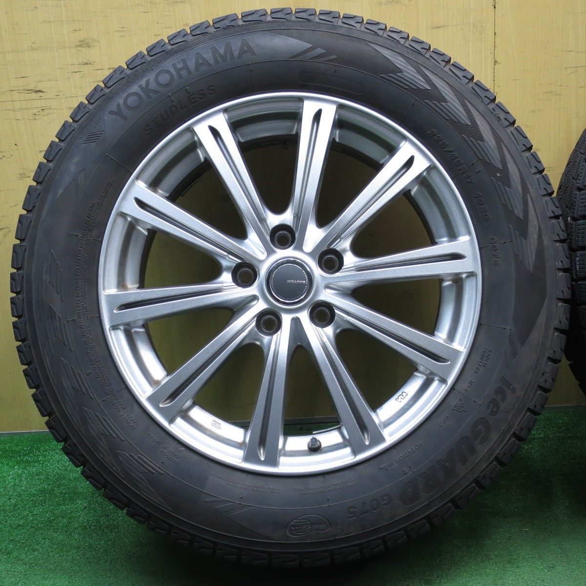 4本価格☆スタッドレス 225/65R17 ヨコハマ アイスガード G075 MiLLOUS 