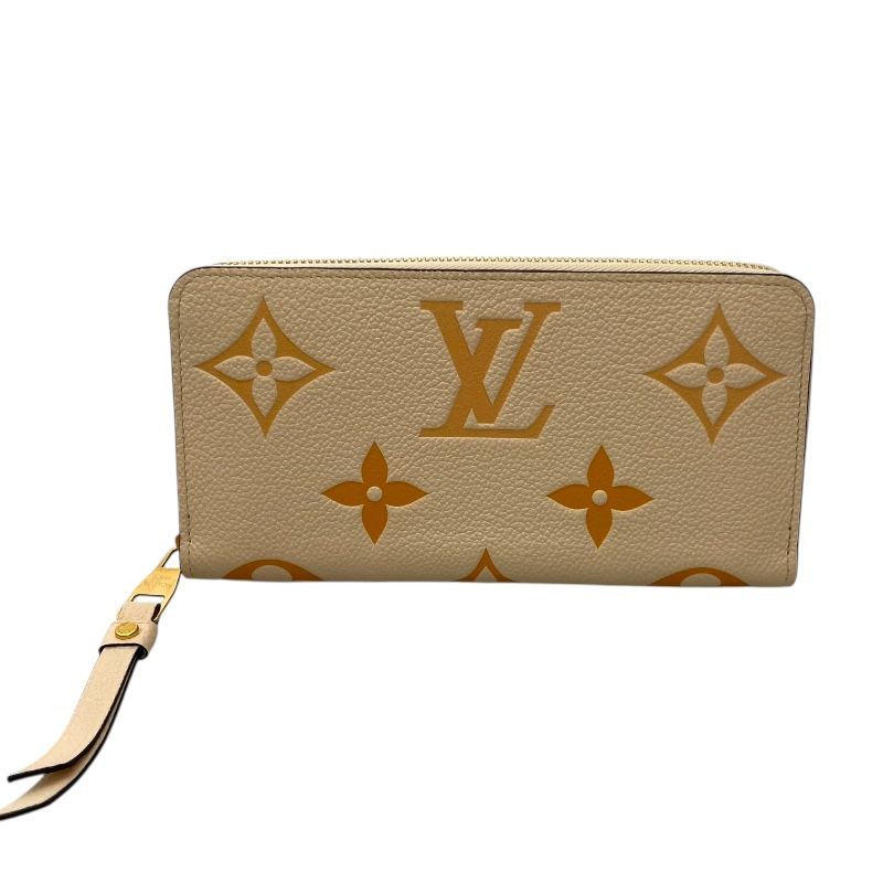ルイ ヴィトン LOUIS VUITTON ジッピーウォレット M80402 クレームサフラン モノグラム |アンプラント レディース 長財布