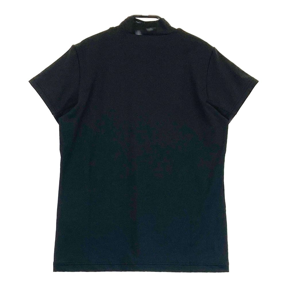 サイズ：2 DANCE WITH DRAGON ダンスウィズドラゴン  ハイネック 半袖Tシャツ プリント  ブラック系 [240101485220] ゴルフウェア レディース ストスト 新品】DANCE WITH DRAGON ダンスウィズドラゴン ハイネック 半袖