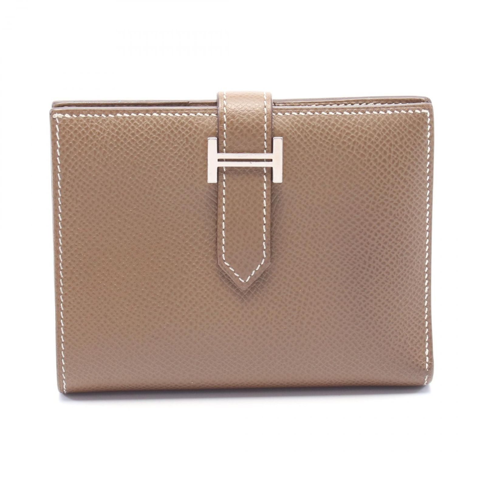 PRADA ブラウン 二つ折り財布 PRADA プラダ LOGO JACQUARD ロゴ