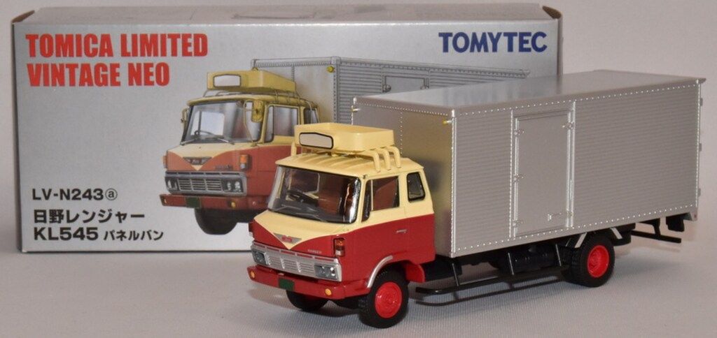 トミーテック TOMICA LIMITED VINTAGE NEO 日野レンジャー KL545 パネルバン(赤/クリーム) LV-N243a
