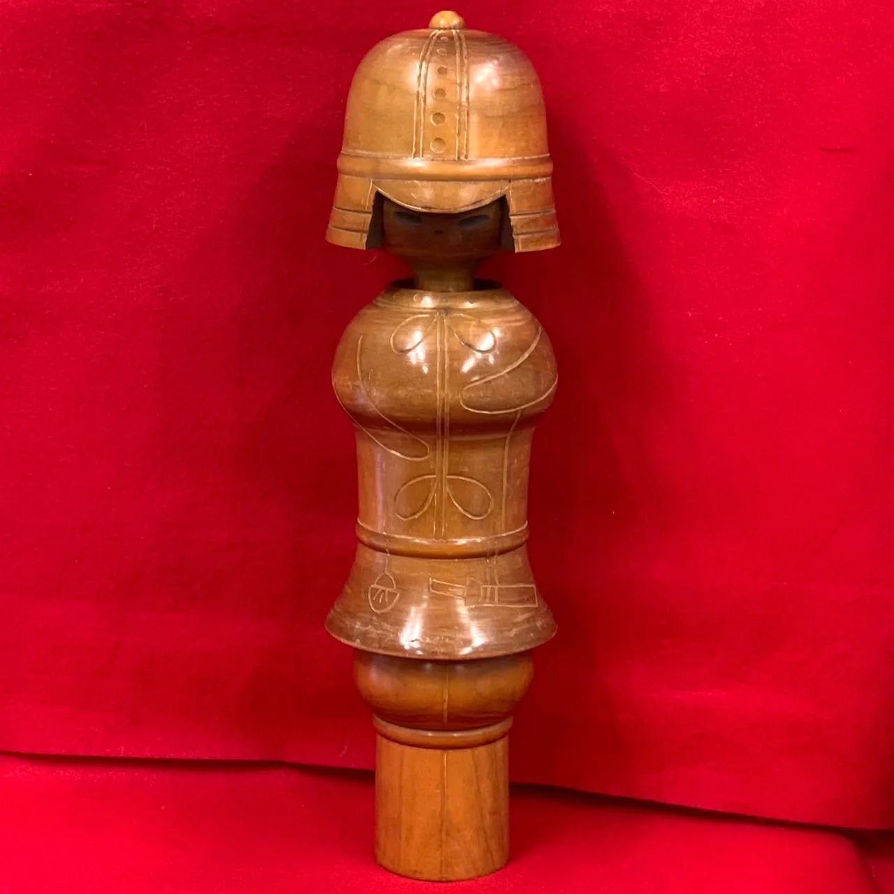 こけし 関口三作 武人 民芸品 郷土玩具 置物 G