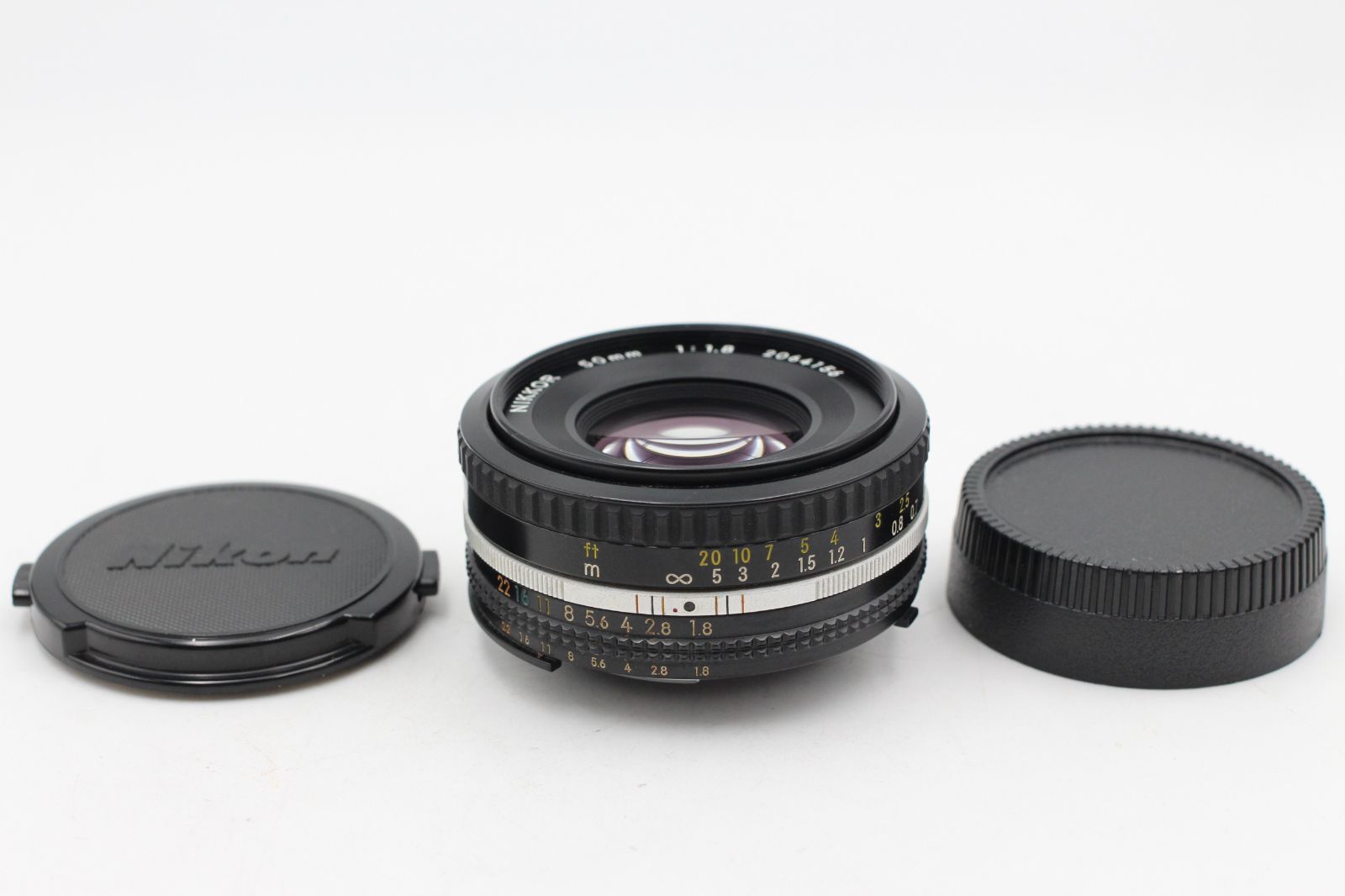 極上品☆ニコン Nikon Ai-s アウトレット NIKKOR 50mm F1.8 パンケーキ
