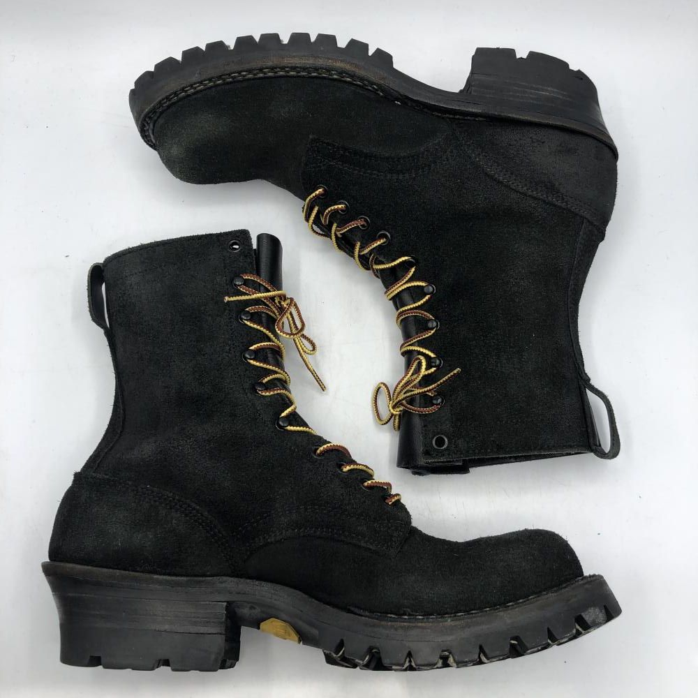ホワイツ　スモークジャンパー　ブラックラフアウト　10E 中古】WHITE'S SMOKE JUMPER BLACK ROUGHOUT8 サイズUS10