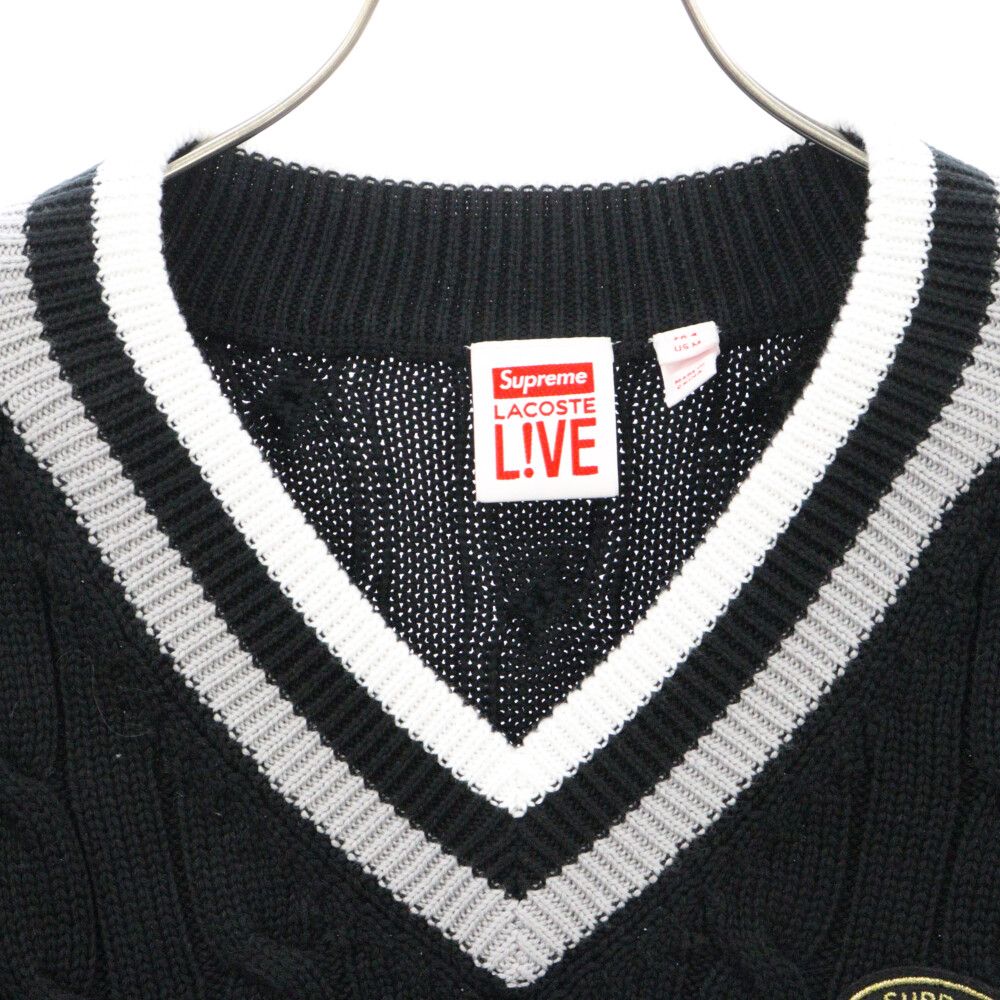 Supreme ケーブルニットセーター M ホワイト Supreme Cable Knit 