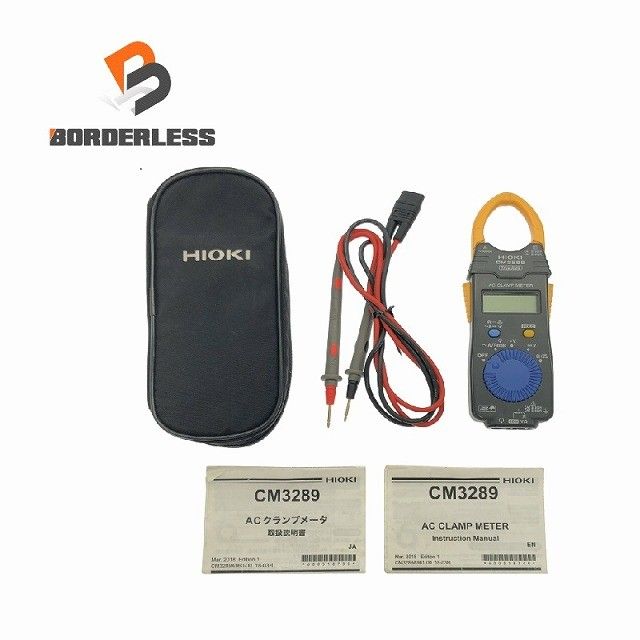 HIOKI 日置電機 ACリーククランプメーター CM3289 ケース付 漏れ電流計 クランプリーカー 116057116057
