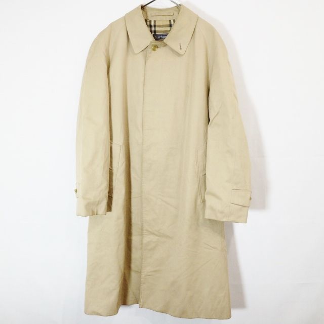 バーバリー ステンカラーコート ベージュ 90s レディース] ~1990's イングランド製 バーバリー ステンカラー