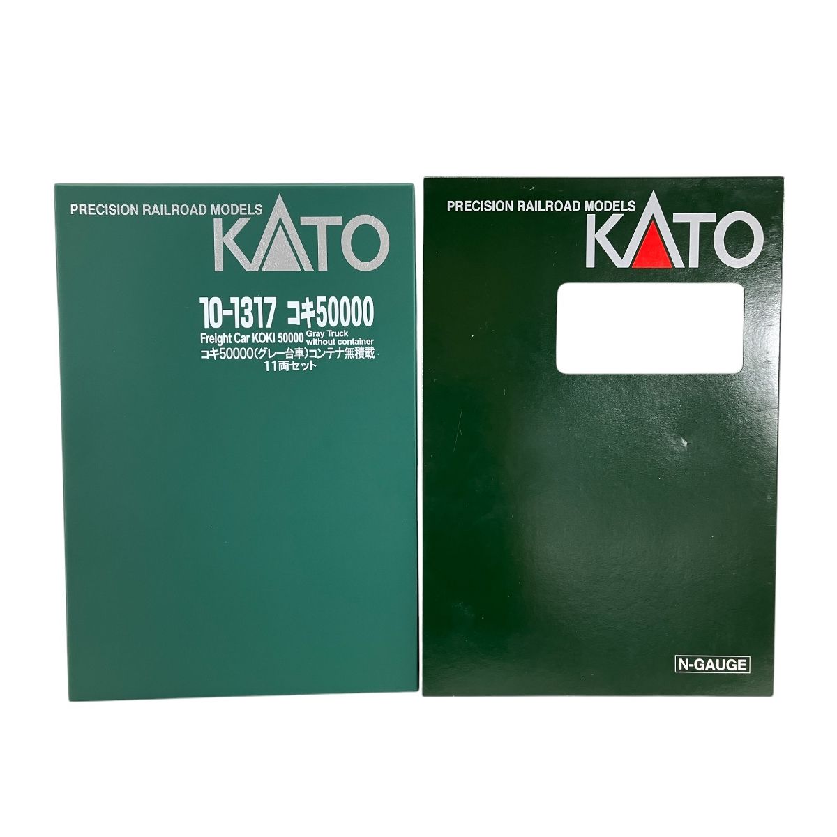 KATO 10-1317 コキ50000 グレー台車 コンテナ無積載 11両セット