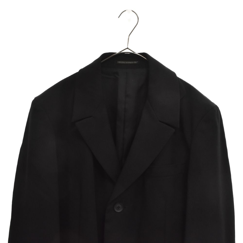 YohjiYamamoto PourHomme ロングジャケットリネン コート2 STAFF STYLING｜THE SHOP YOHJI YAMAMOTO