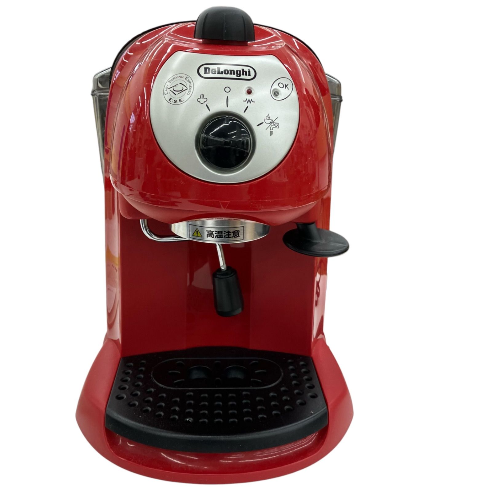 186000 De'Longhi エスプレッソ・カプチーノメーカー 赤 EC200N