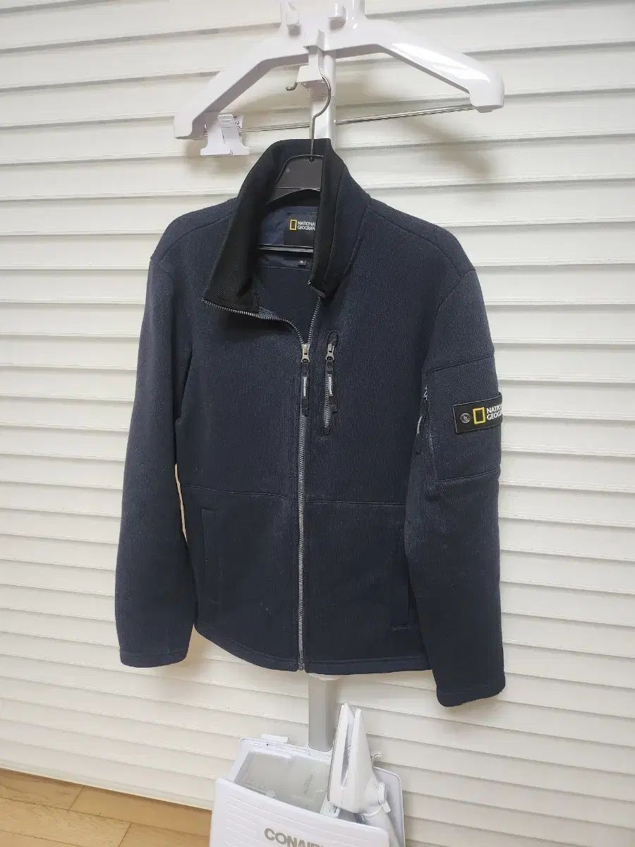 ナショナルジオグラフィック ネイビー メンズ カーディガン アウター 105