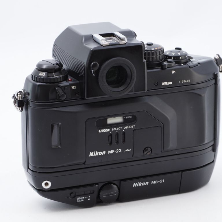 Nikon ニコン F4s AFフィルム一眼レフ ボディ MB-21 MF-22データーバック付き