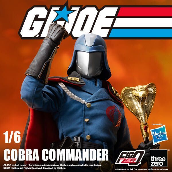 Threezero 1/6 フィグゼロ G.I.ジョー コブラコマンダー 新品未開封 3Z0315 スリーゼロ G.I. Joe Cobra Commander