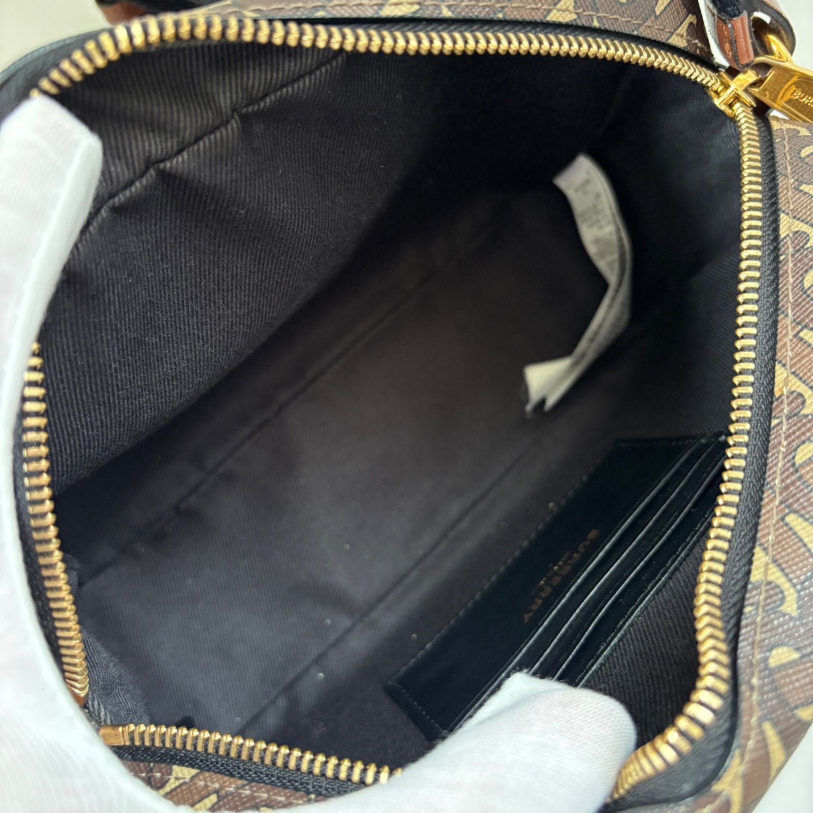 保存袋付き 美品 BURBERRY バーバリー 現行 TBロゴ ショルダー