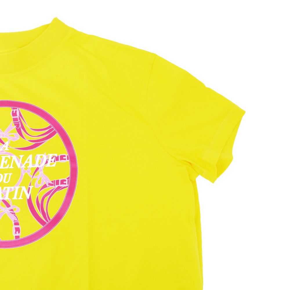 【名東】エルメス 半袖Tシャツ プロムナード イエロー 36サイズ コットン レディース アパレル 女 服 名東】エルメス 半袖Tシャツ プロムナード イエロー 36サイズ
