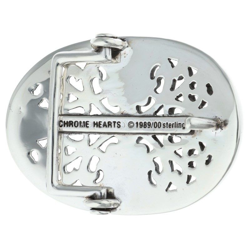☆期間限定＆送料無料☆! クロムハーツ BUCKL OVAL CROSS1.5 1.5クラシックオーバルクロス シルバーベルト メンズ 【超歓迎された！】