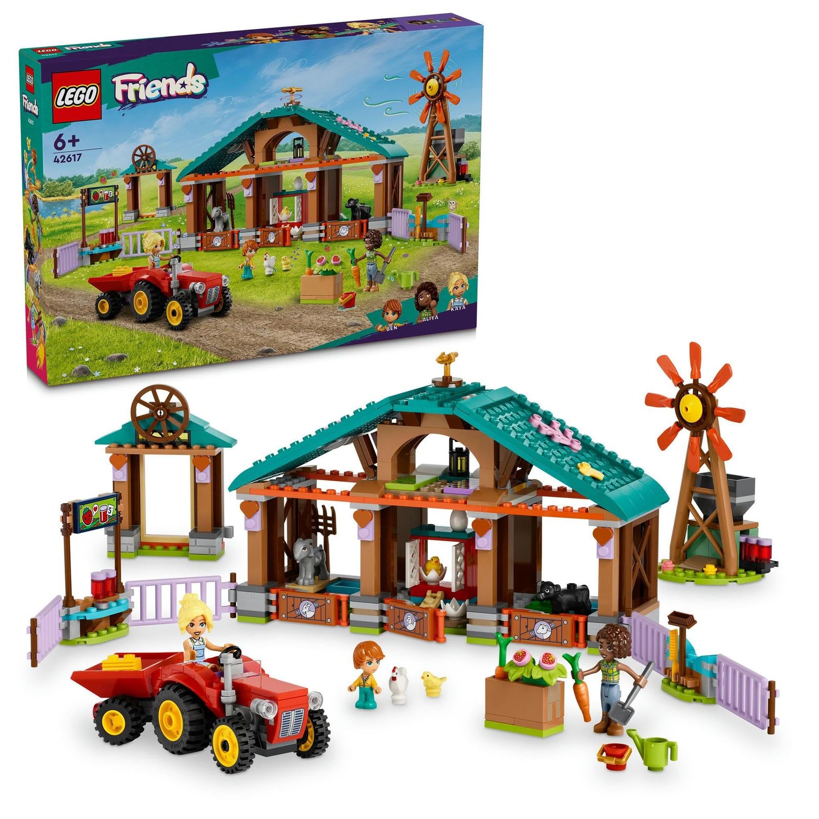 レゴ(LEGO) フレンズ ファームサンクチュアリ おもちゃ 玩具 プレゼント ブロック 女の子 男の子 子供 5歳 6歳 7歳 8歳 小学生 動物 どうぶつ ごっこ遊び 家 おうち 42617 [ファームサンクチュアリ